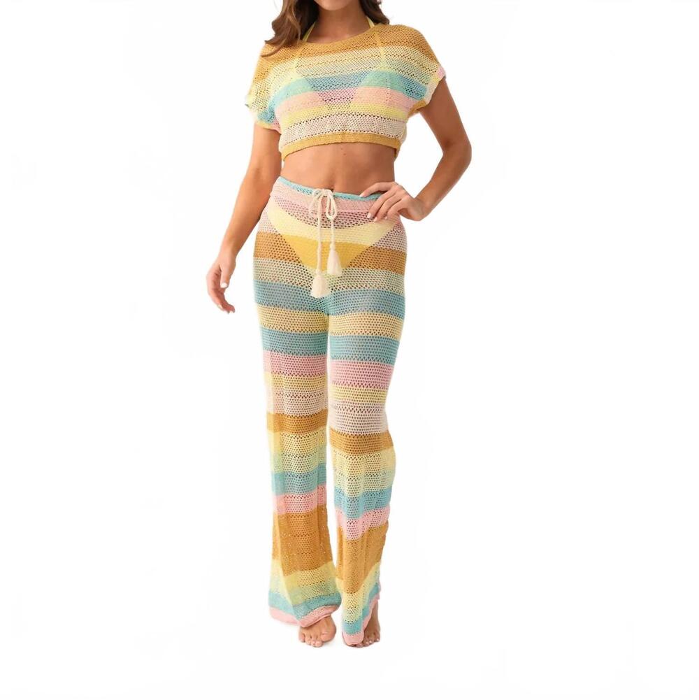 NEW PQ SWIM bree boho pant in floret